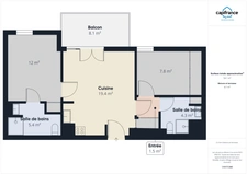 Appartement à vendre 3 pièces TOURNEFEUILLE (31)