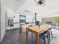 Maison contemporaine ossature bois 130 m² avec piscine et terrain 1300 m2 