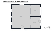 Character house of 283 m² with outbuildings and great potential on more than 9,000 m² of land.