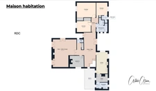 Character house of 283 m² with outbuildings and great potential on more than 9,000 m² of land.