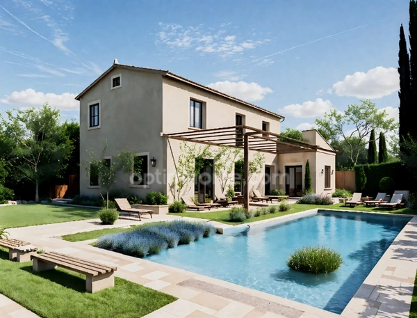 Charmante Maison en pierre apparente, 4 suites, piscine, au calme à moins de 10 min du centre ville