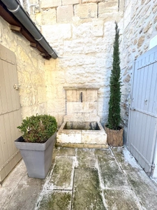 Mas de village avec bassin et jardin 