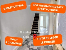 Maison semi-individuelle 110 m² Trith (59125) Quartier Poirier