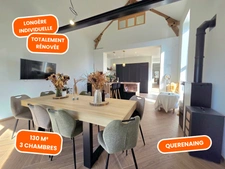 Querenaing – Secteur recherché, calme, proche Valenciennes et axes autoroutiers   Longère individuelle rénovée – 130 m² habitables – Terrain 1165 m² – 6 pièces