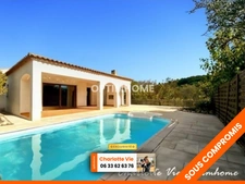 Sous compromis !!! Havre de Paix sans Vis-à-vis : Villa Familiale avec Piscine et Vue Garrigue