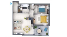 Programme immobilier neuf de 2 lots à Villeurbanne (69100)