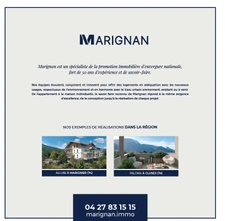 Programme immobilier neuf de 25 lots à Marnaz (74460)