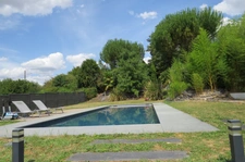 Contemporary house to discover in Saint Cyr sur Loire with swimming pool, pergola and a magnificent garden, large garage plus full basement (37) 