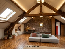 02800 ANGUILCOURT-LE SART- Maison individuelle de charme – 4 chambres - DPE C - cuisine aménagée - Garage -  jardin 