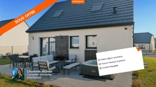 02100 GRICOURT - PAVILLON 2021 – HABITABLE DE PLAIN PIED – SUITE PARENTALE- 4 CHAMBRES - STATIONNEMENT INTERIEUR - JARDIN CLOTURE - CLASSE A (DPE 2021)