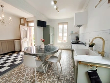 02800 ANGUILCOURT-LE SART- Maison individuelle de charme – 4 chambres - DPE C - cuisine aménagée - Garage -  jardin 