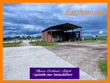 Ecurie avec 3 maisons sur 4 hectares proposant de nombreuses installations (boxes, manèges, carrières) dans l'Eure à 15min de L'Aigle 