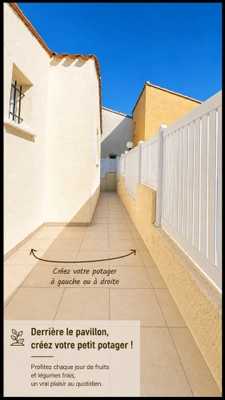 Maison à vendre 3 pièces LE CAP D'AGDE (34), Maison avec 2 Chambres + Mezzanine et PARKING PRIVATIF 