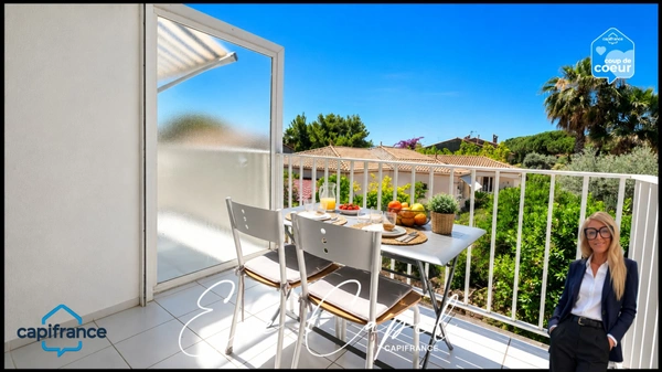 Appartement à vendre 1 pièces BALARUC LES BAINS (34), STUDIO Climatisé avec Terrasse, au Calme et sans vis-à-vis 
