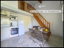 Appartement à vendre 3 pièces LE CAP D'AGDE (34), DUPLEX T3 - 400 m des plages - Vendu Meublé - dans résidence avec Piscine & Ascenseur