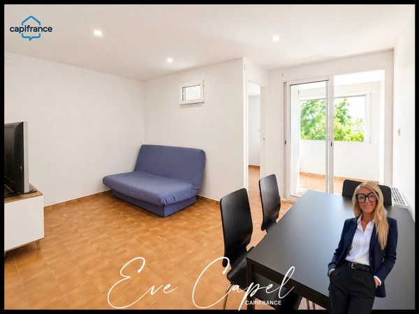 Appartement à vendre 2 pièces LE CAP D'AGDE (34) -  Appartement avec 1 chambre, terrasse couverte + parking privatif  Secteur Môle/ Centre-port 