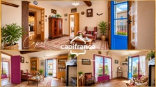 Maison à vendre 7 pièces VENDEMIAN (34), maison avec 5 chambres, 2 doubles garages, 1 studio et une annexe + jardin