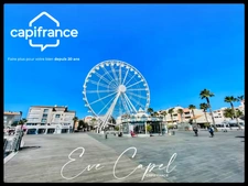 Appartement à vendre 2 pièces LE CAP D'AGDE (34), T2 Rénové avec vue Mer + Parking Privatif