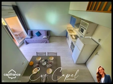 Appartement à vendre 3 pièces LE CAP D'AGDE (34), DUPLEX T3 - 400 m des plages - Vendu Meublé - dans résidence avec Piscine & Ascenseur