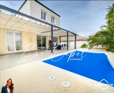 Maison à vendre 4 pièces LE GRAU D'AGDE (34), Villa Contemporaine 3 Chambres avec Garage et Piscine Chauffée à 2 minutes des Plages
