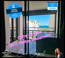 Appartement à vendre 3 pièces LE CAP D'AGDE (34), Rochelongue Vue Mer, 2 chambres avec Terrasse & Garage dans résidence avec Piscine Vue Mer
