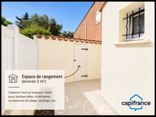Maison à vendre 3 pièces LE CAP D'AGDE (34), Maison avec 2 Chambres + Mezzanine et PARKING PRIVATIF 