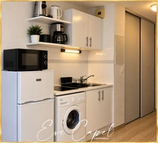 Appartement à vendre 2 pièces LE CAP D'AGDE (34), appartement entièrement rénové avec 1 chambre, loggia fermée, avec parking privatif, ascenseur et piscine 