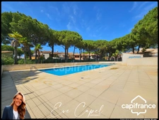 Apartment for sale 2 rooms LE CAP D'AGDE (34), Tennis Sector, Apartment T2 + CABIN with private parking + Swimming pool