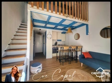 Maison à vendre 3 pièces LE CAP D'AGDE (34), Pavillon avec 2 chambres + Mezzanine, parking privatif dans résidence avec Piscine