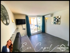 Appartement à vendre 1 pièces LE CAP D'AGDE (34), STUDIO Cabine Meublé, Centre Port, vue Mer dans résidence avec Piscine