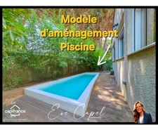 Dpt Hérault (34), à vendre LE GRAU D'AGDE - villa de plain pied meublé, 3 Chambres, Climatisée, à 300 mètres des Plages du Grau-d'Agde 