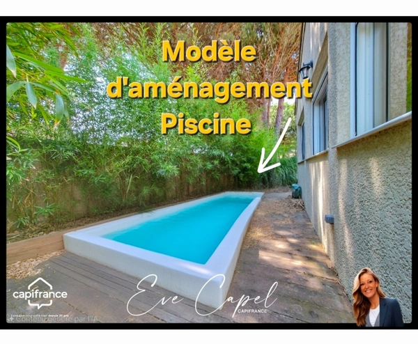 Dpt Hérault (34), à vendre LE GRAU D'AGDE - villa de plain pied meublé, 3 Chambres, Climatisée, à 300 mètres des Plages du Grau-d'Agde 