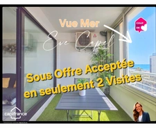 Appartement à vendre 2 pièces LE CAP D'AGDE (34),  Studio Cabine avec Loggia, Climatisé dans résidence avec Piscine, vue Mer. 