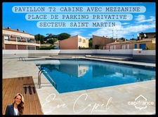 Maison à vendre 3 pièces LE CAP D'AGDE (34), Pavillon avec 2 chambres + Mezzanine, parking privatif dans résidence avec Piscine