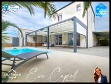 Maison à vendre 4 pièces LE GRAU D'AGDE (34), Villa Contemporaine 3 Chambres avec Garage et Piscine Chauffée à 2 minutes des Plages