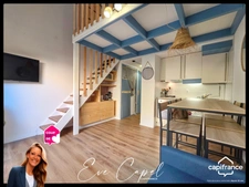 Maison à vendre 3 pièces LE CAP D'AGDE (34), Pavillon avec 2 chambres + Mezzanine avec couchage double, parking privatif dans résidence avec Piscine