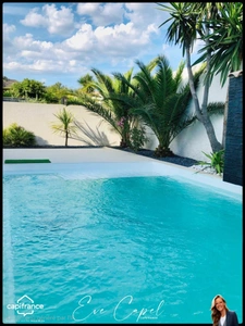 Maison à vendre 4 pièces LE GRAU D'AGDE (34), Villa Contemporaine 3 Chambres avec Garage et Piscine Chauffée à 2 minutes des Plages