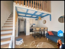 Maison à vendre 3 pièces LE CAP D'AGDE (34), Pavillon avec 2 chambres + Mezzanine, parking privatif dans résidence avec Piscine