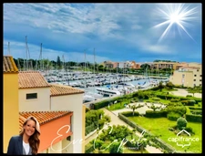 Appartement à vendre 2 pièces LE CAP D'AGDE (34), T2 Rénové avec vue Mer + Parking Privatif