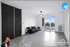 Appartement à vendre 2 pièces proche de LE CAP D'AGDE (34), AGDE CAPISCOL- T2 avec suite parentale, terrasse couverte, parking privatif.