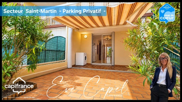 Appartement à vendre 2 pièces LE CAP D'AGDE (34), rez-de-jardin Studio-cabine avec parking privatif, quartier Saint Martin 