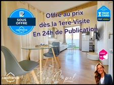 Appartement à vendre 1 pièces LE CAP D'AGDE (34),  T2 en Dupkex entièrement rénové , Climatisé  et meublé  + parking privatif 