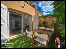 Maison à vendre 3 pièces LE CAP D'AGDE (34), Pavillon avec 2 chambres + Mezzanine, parking privatif dans résidence avec Piscine