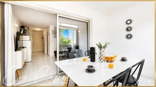 Appartement à vendre 2 pièces LE CAP D'AGDE (34), appartement avec 1 chambre, loggia fermée, avec parking privatif, ascenseur et piscine 