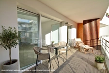 MONTPELLIER - Appartement T3 avec terrasse, cave et garage double