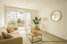 MONTPELLIER - Appartement T3 avec terrasse, cave et garage double