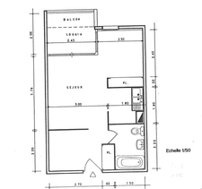 Appartement à vendre 2 pièces + cellier, idéalement situé au CAP D'AGDE (34)