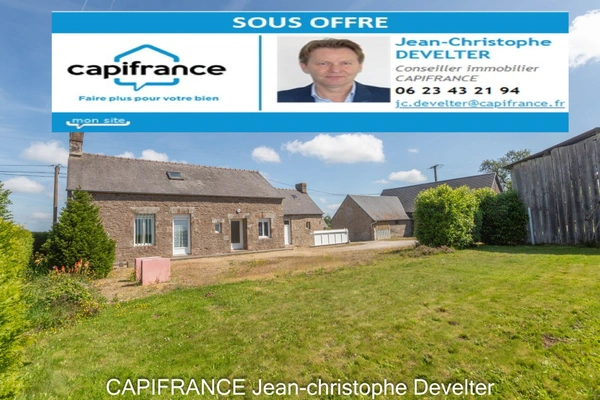 Maison à vendre 3 pièces GORRON (53) sur terrain de 1 000 m2 avec dépendances