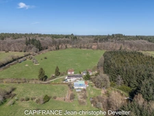 Maison à vendre 6 pièces JUVIGNY SOUS ANDAINE (61) maison 3 chambres sur 1,13 hectare.