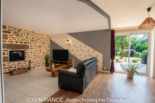 Maison à vendre proche de GORRON (53) maison en pierre de plain pied 4 chambres sur terrain de 6 300 m2